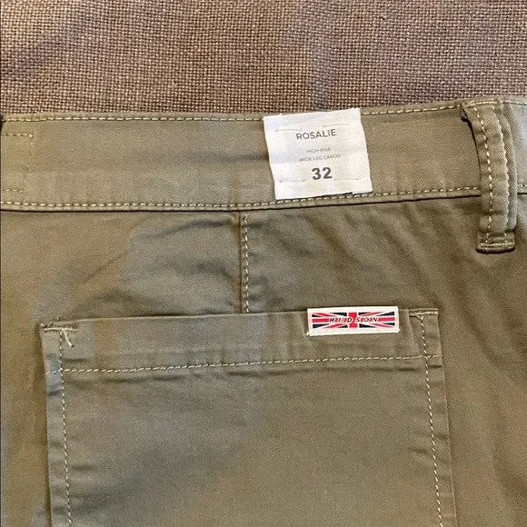 Hudson Rosalie Wide Leg Cargo Pant - Picture 5 of 9